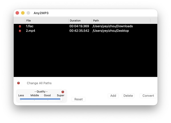 Free MP3 Converter for mac